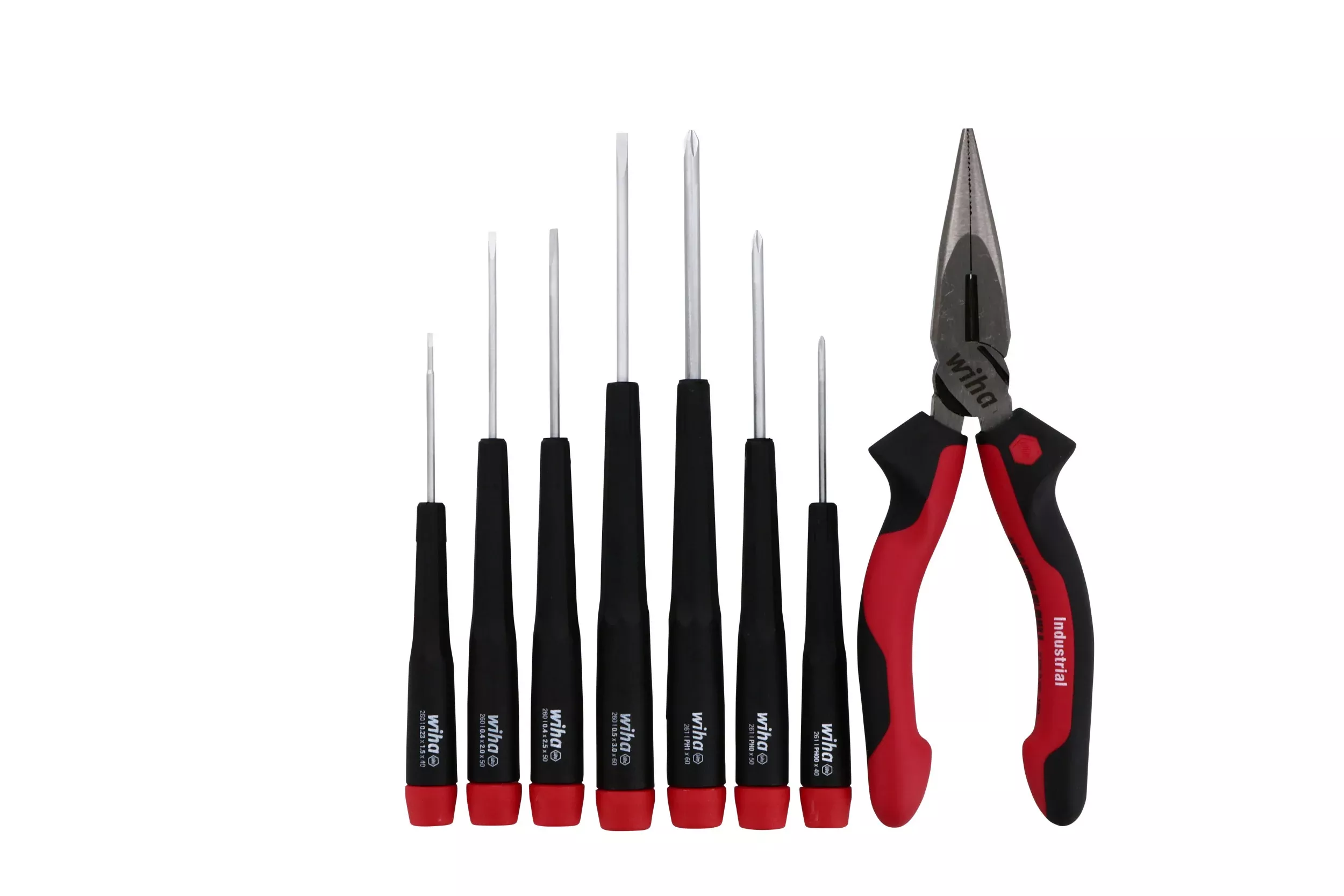 Wiha 26190 8 Piece Precision Screwdriver and Pliers Set