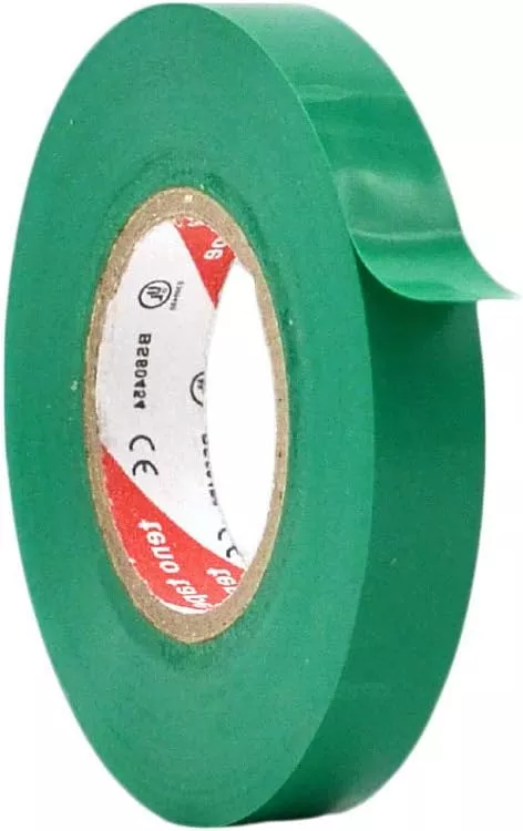 WOD ETC766 Professional Grade General Purpose Green Electrical Tape UL/CSA Listed core. Vinyl Rubber Adhesive Electrical Tape: 2 inch X 66 ft. - Use at No More Than 600V & 176F (Pack of 1)