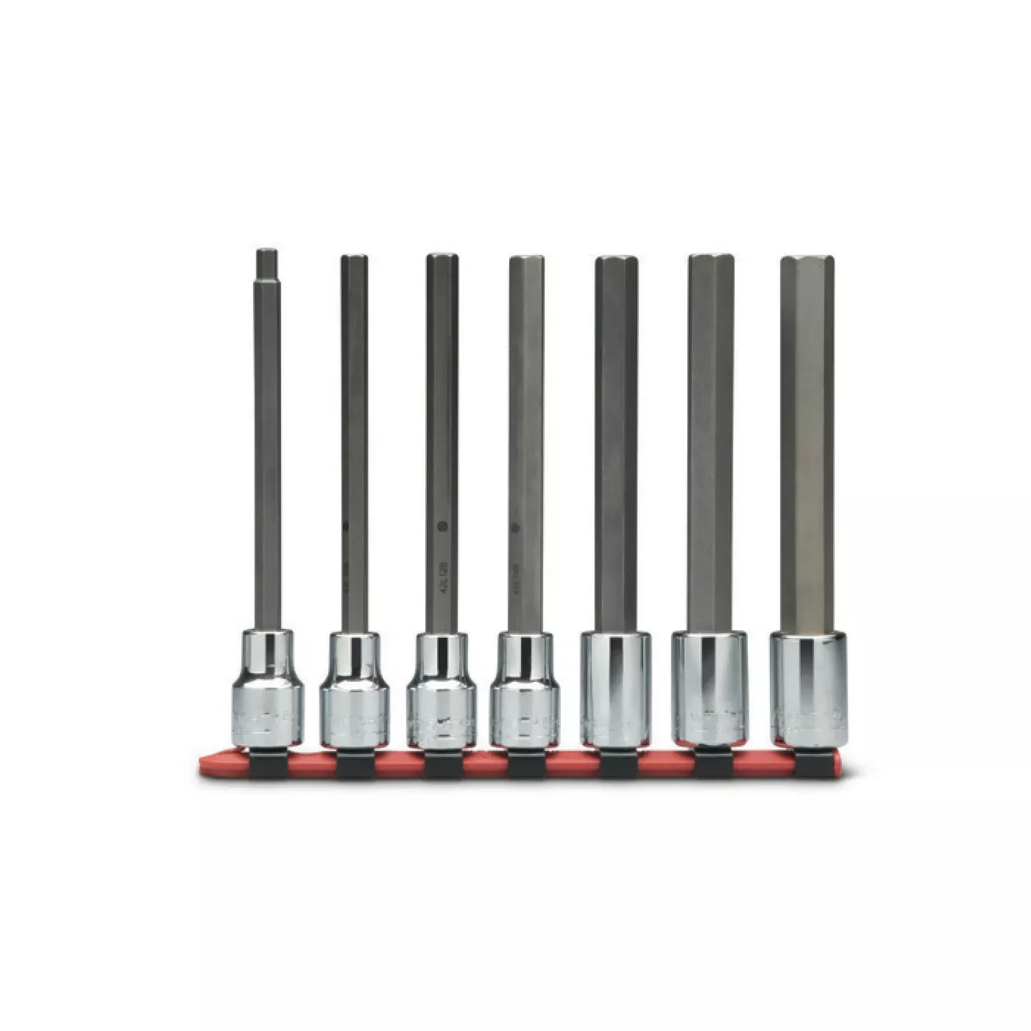 Wright 316 - 3/8 Drive 7 Piece Long Length Hex Bit Socket Set