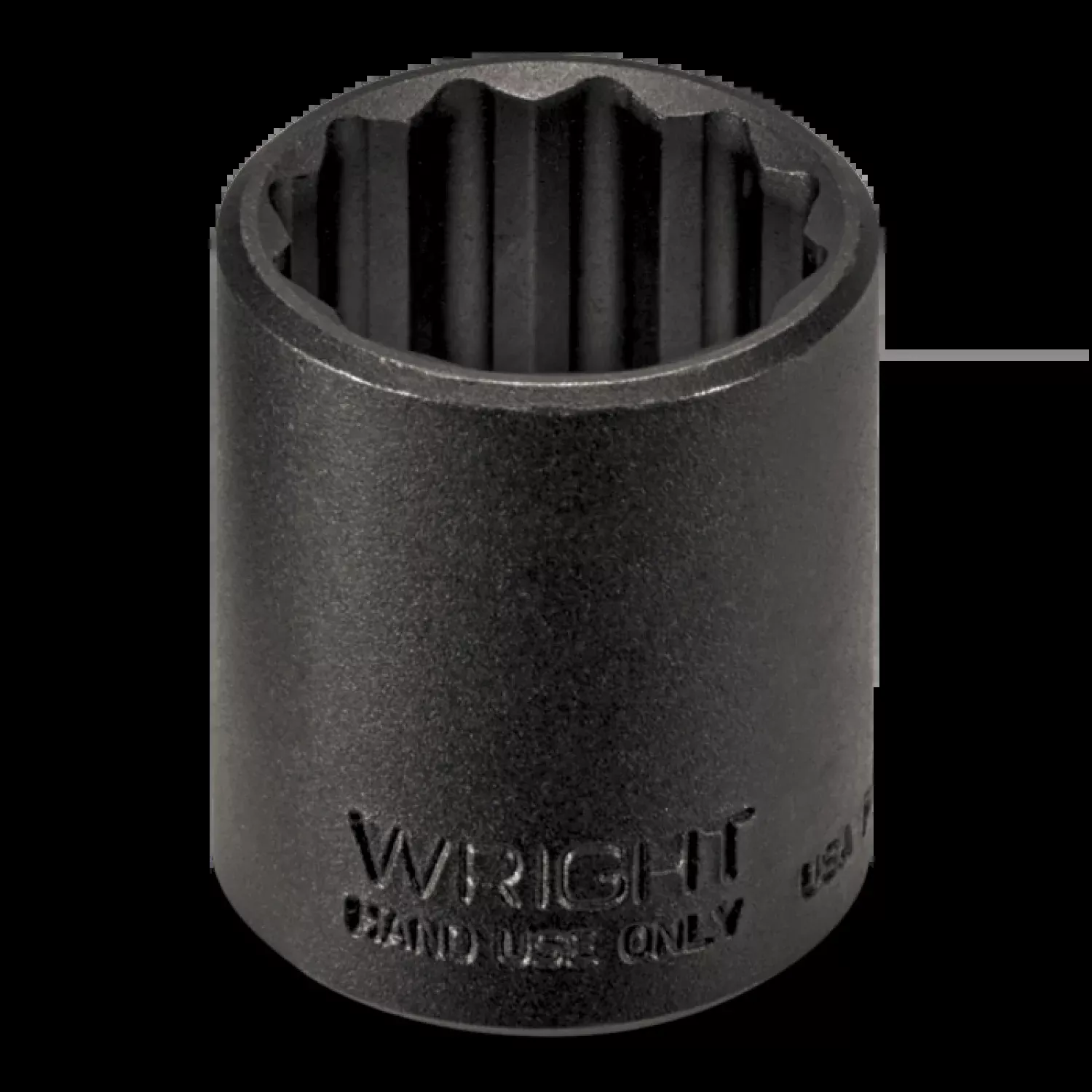 Wright Tool 33112 3/8" Drive 3/8-Inch 12 Point Black Industrial Sockets