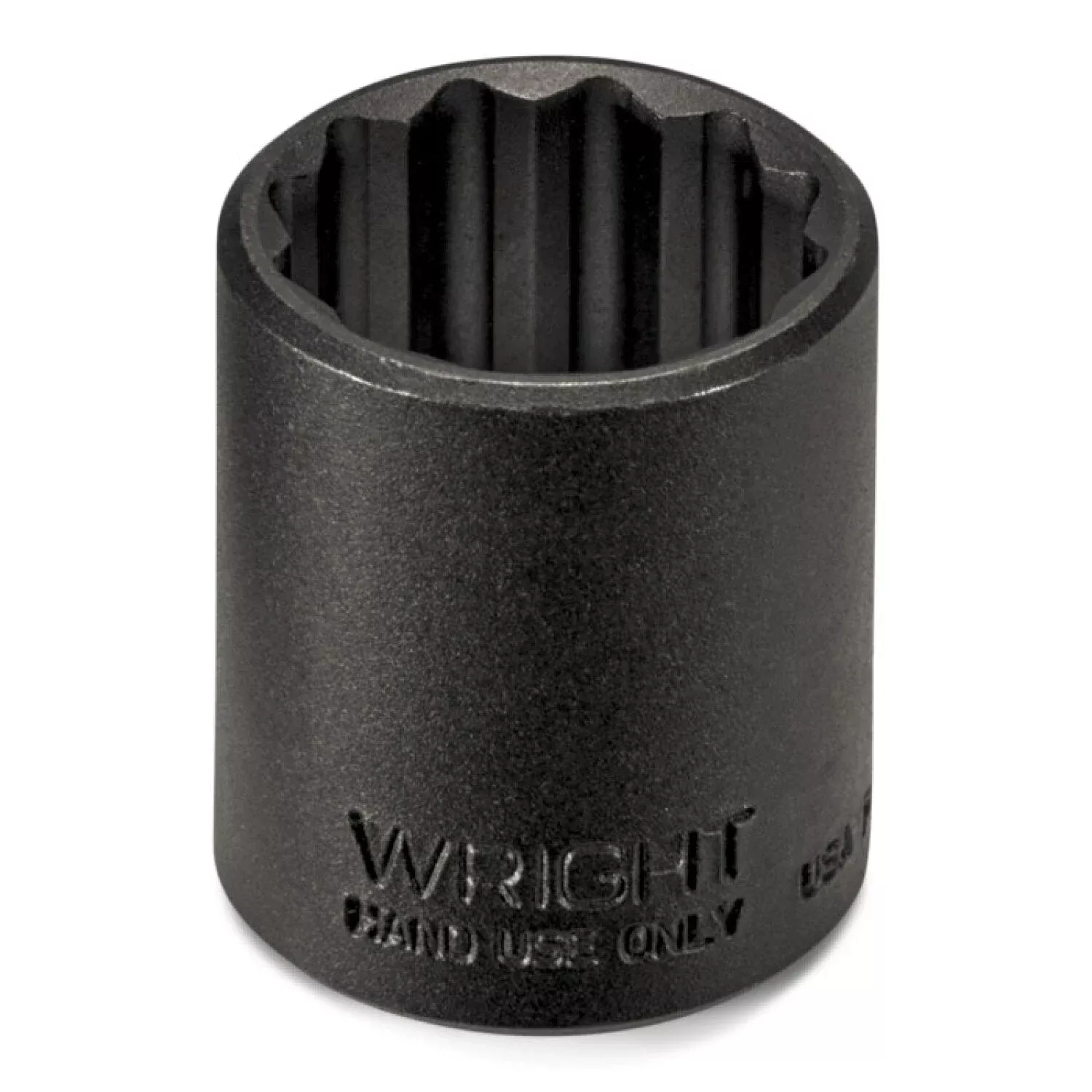 Wright Tool 33116 3/8" Drive 12 Point Standard Socket, 1/2"