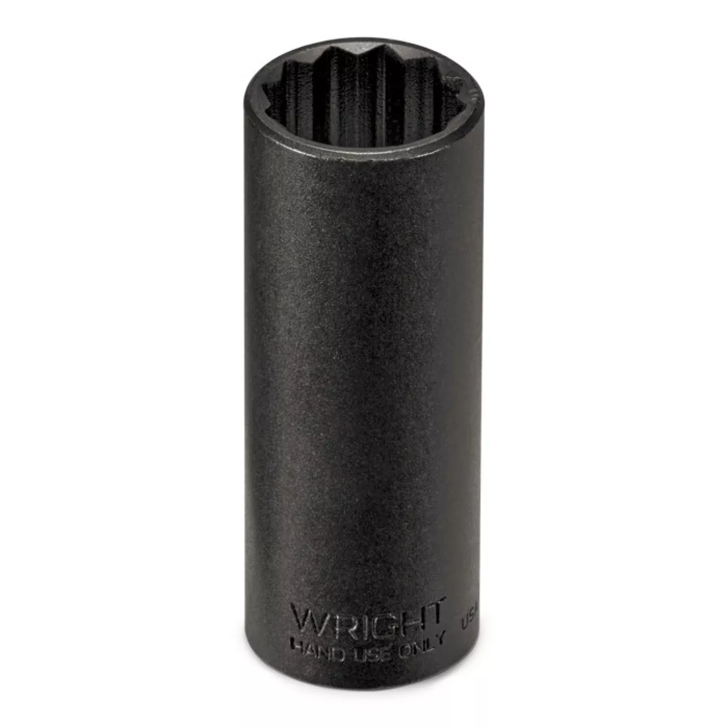 Wright Tool 33508 3/8" Drive 6 Point Deep Socket, 1/4"