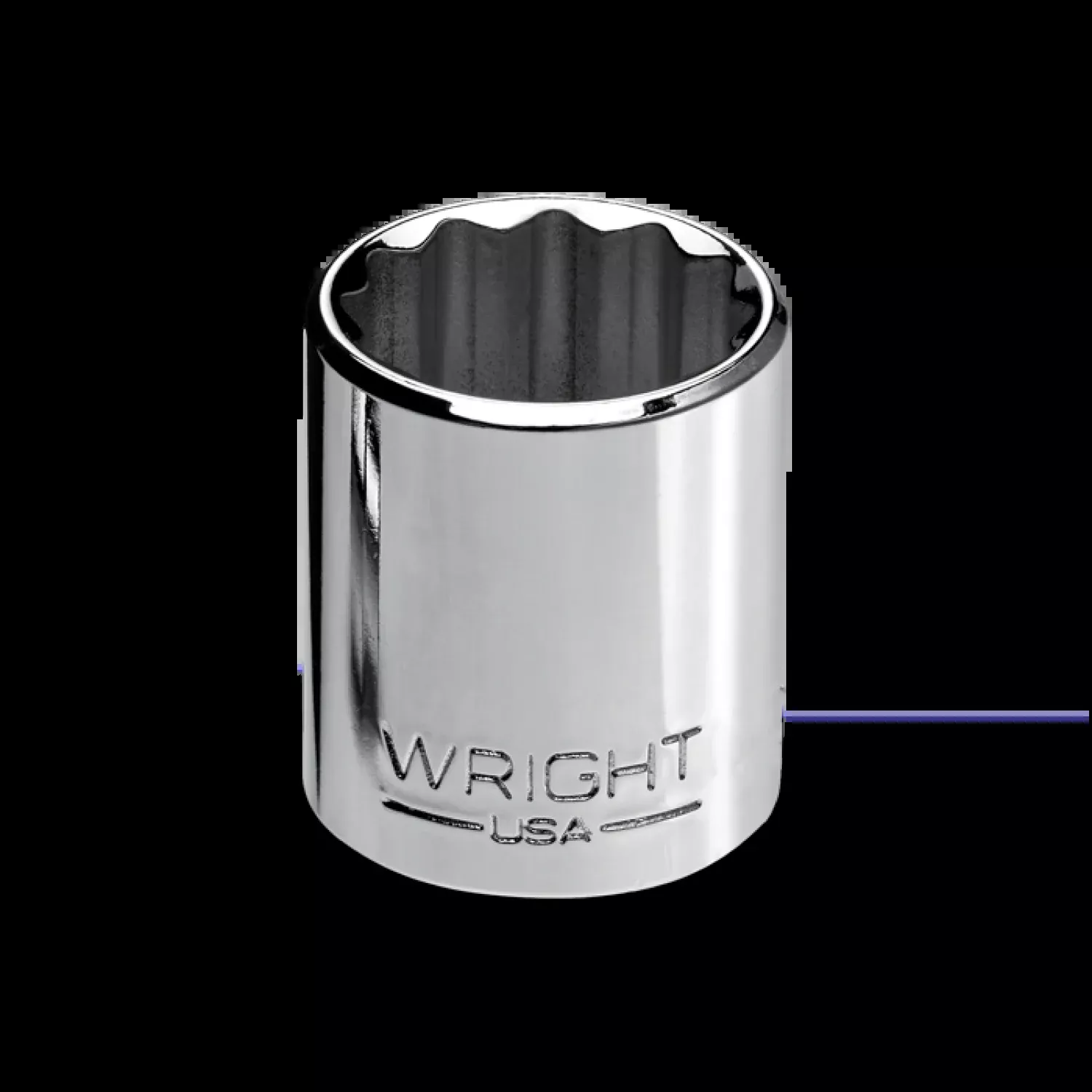 Wright Tool 41-17MM 1/2-Inch Drive 12 Point Chrome Metric Socket