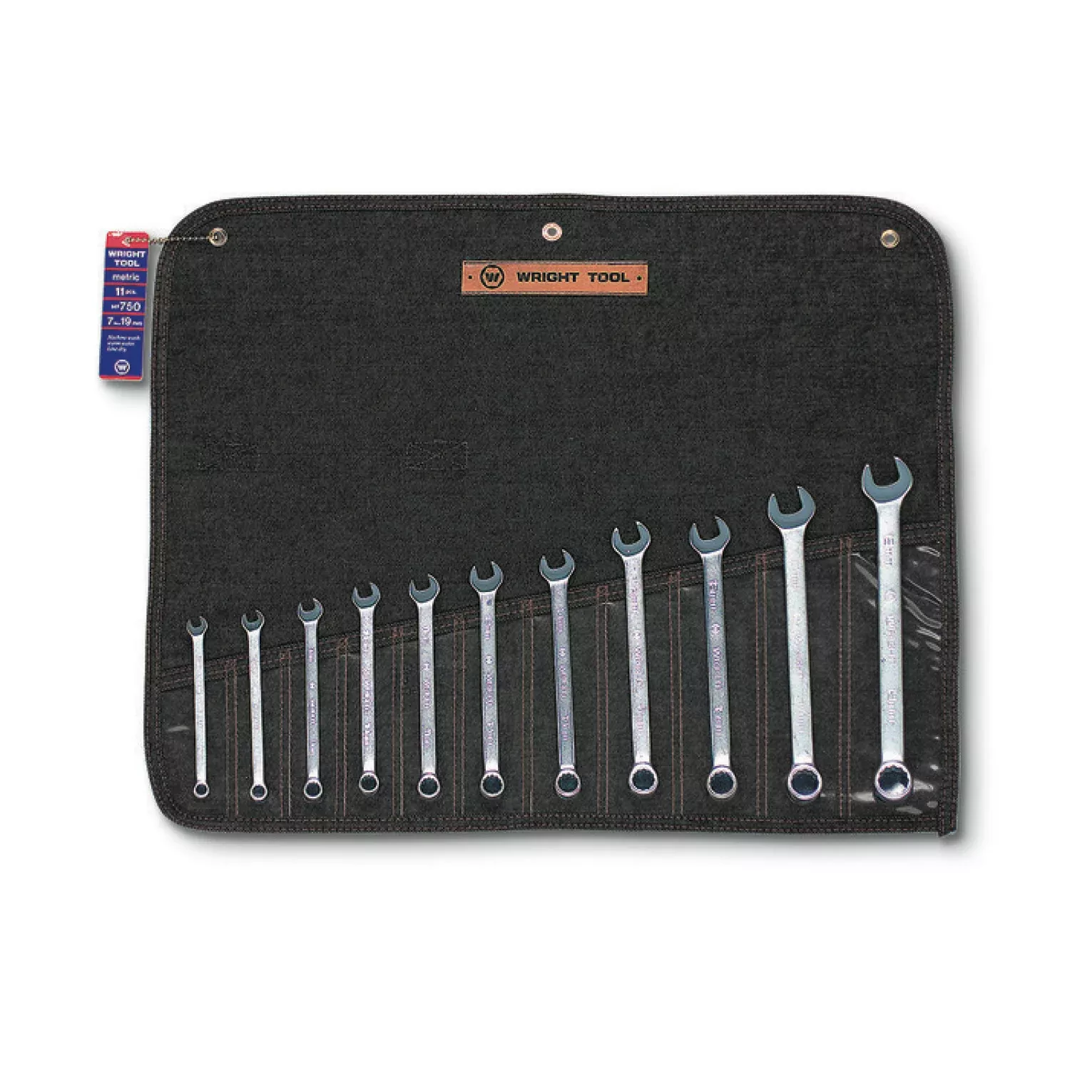 Wright Tool 750 12 Point Metric Combination Wrench Set 11 Piece