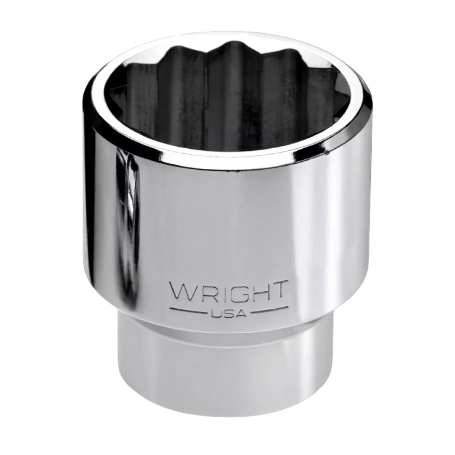 Wright Tool 8152 Square 12 Point Standard Socket 1 Inch Drive