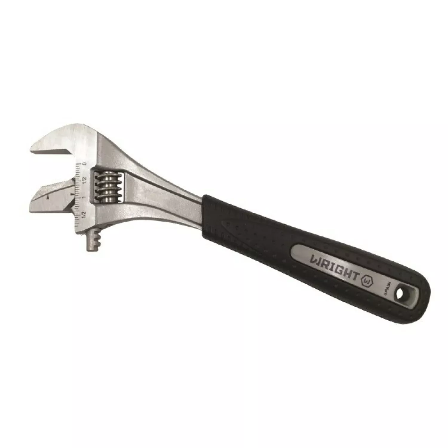 Wright Tool 9AG06R Adjustable Wrench Reversable Jaw Cushion Grip Chrome - 6 Inch
