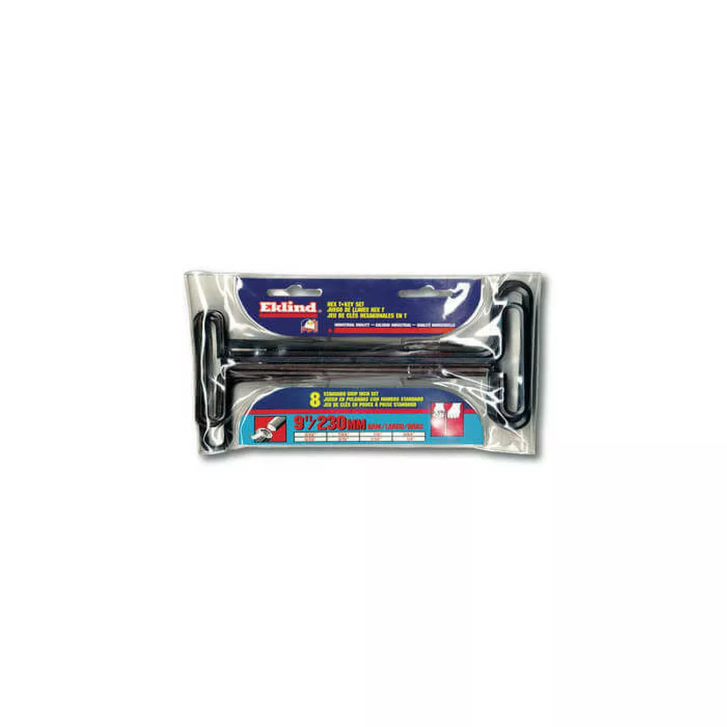 Wright Tool 9E33198 8 Pieces-Fractional Loop Grip T-Handle Set